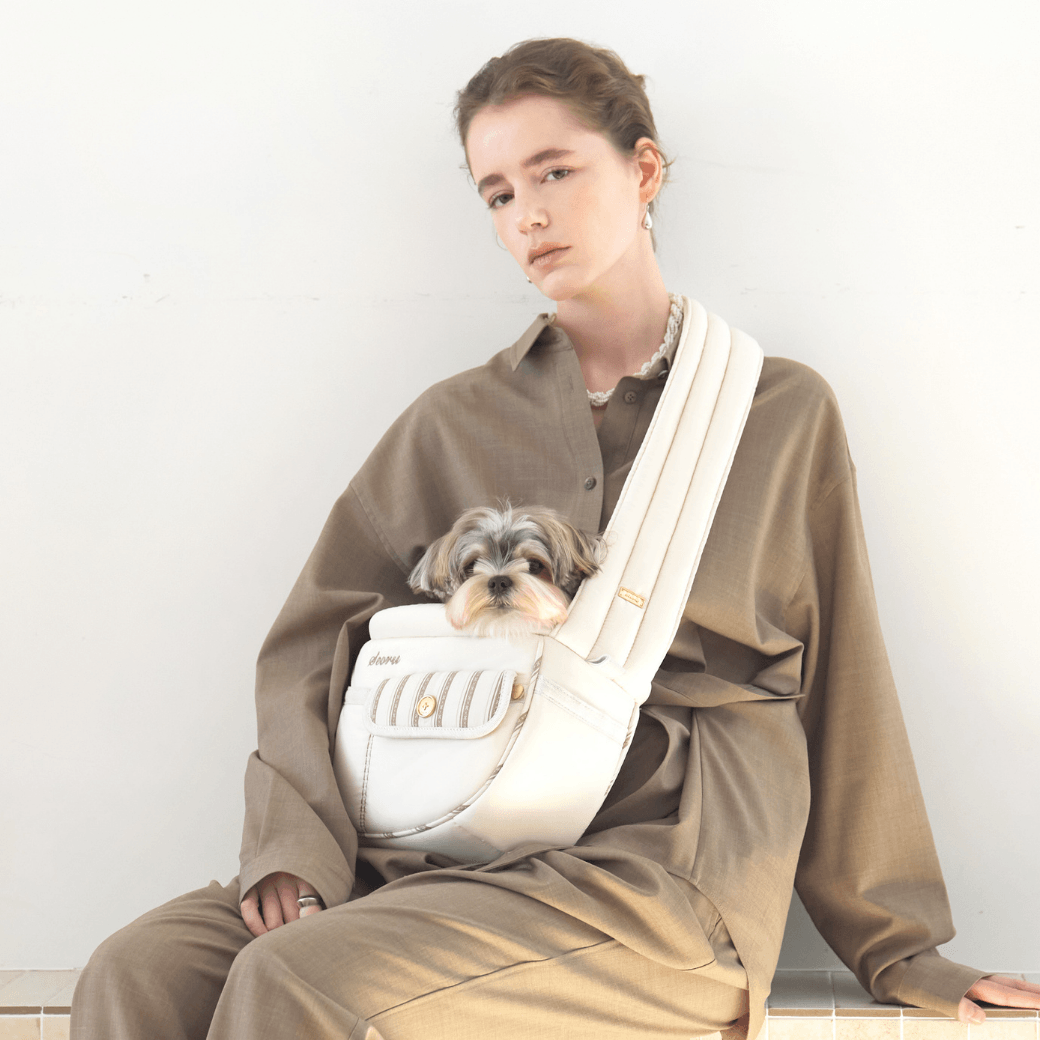 Pocket Valentine Bag- Beige（Seoru）