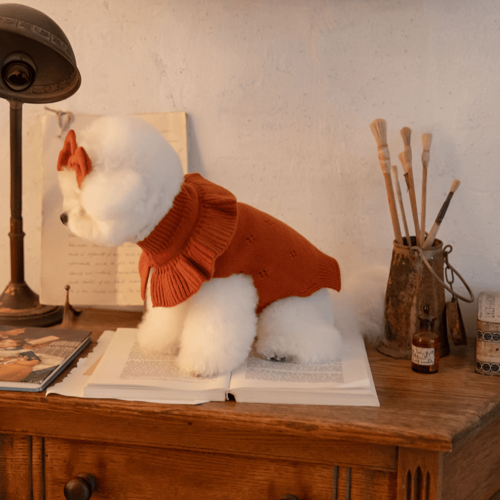【MINIME別注】Frill Knit（Terracotta）