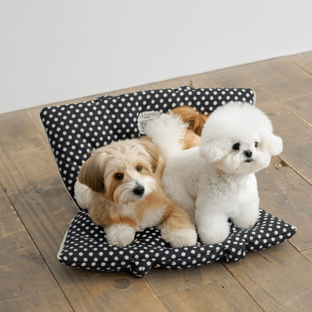 APERTY wide bag dot black