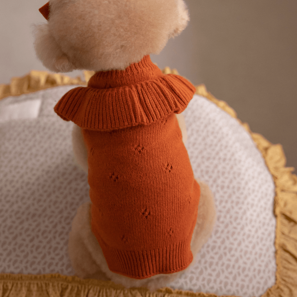 【MINIME別注】Frill Knit（Terracotta）