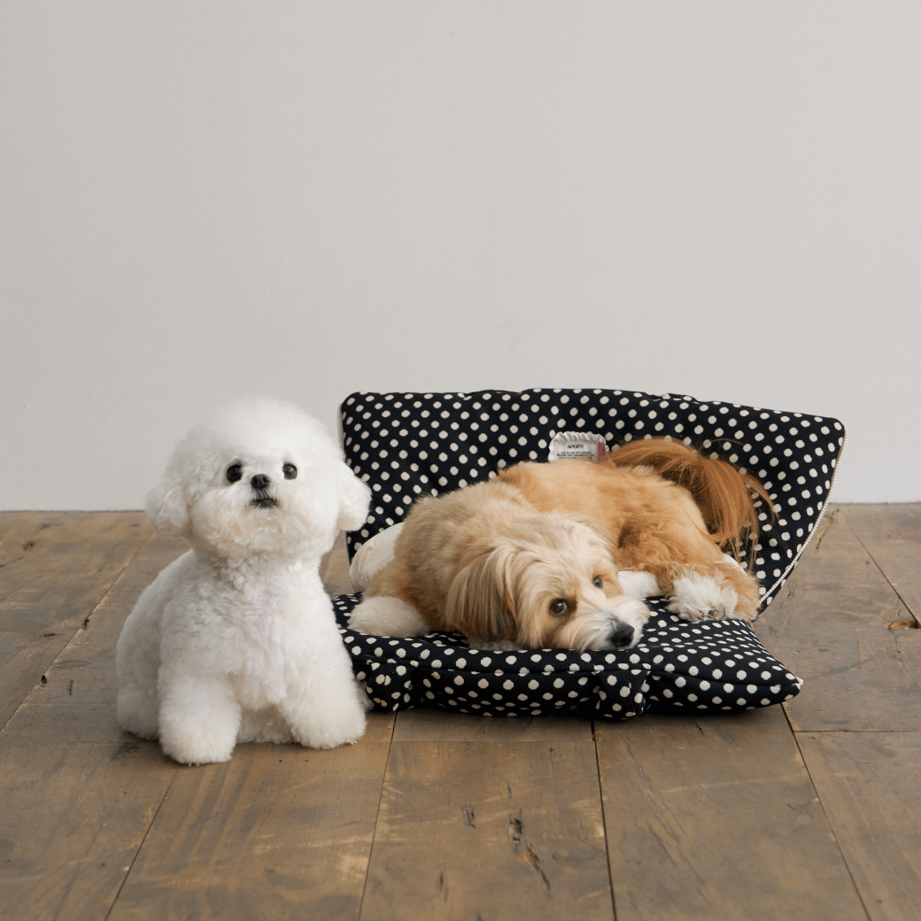 APERTY wide bag dot black