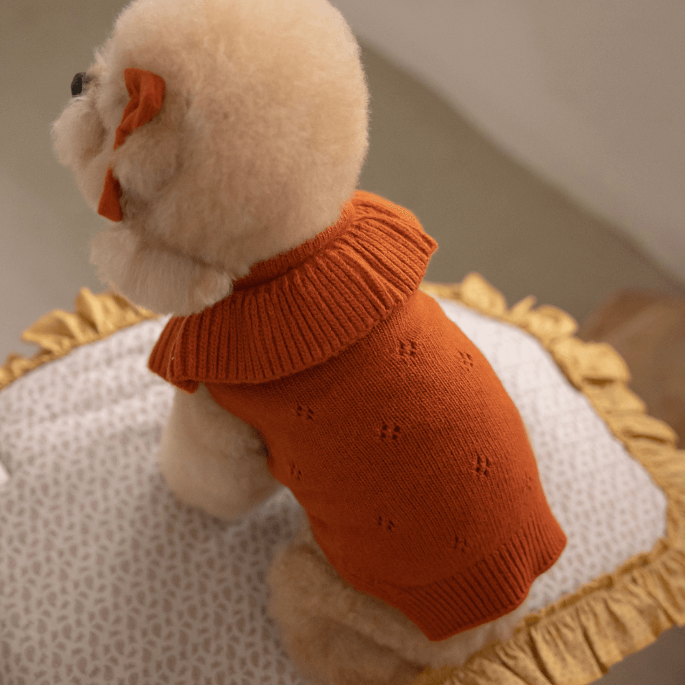 【MINIME別注】Frill Knit（Terracotta）