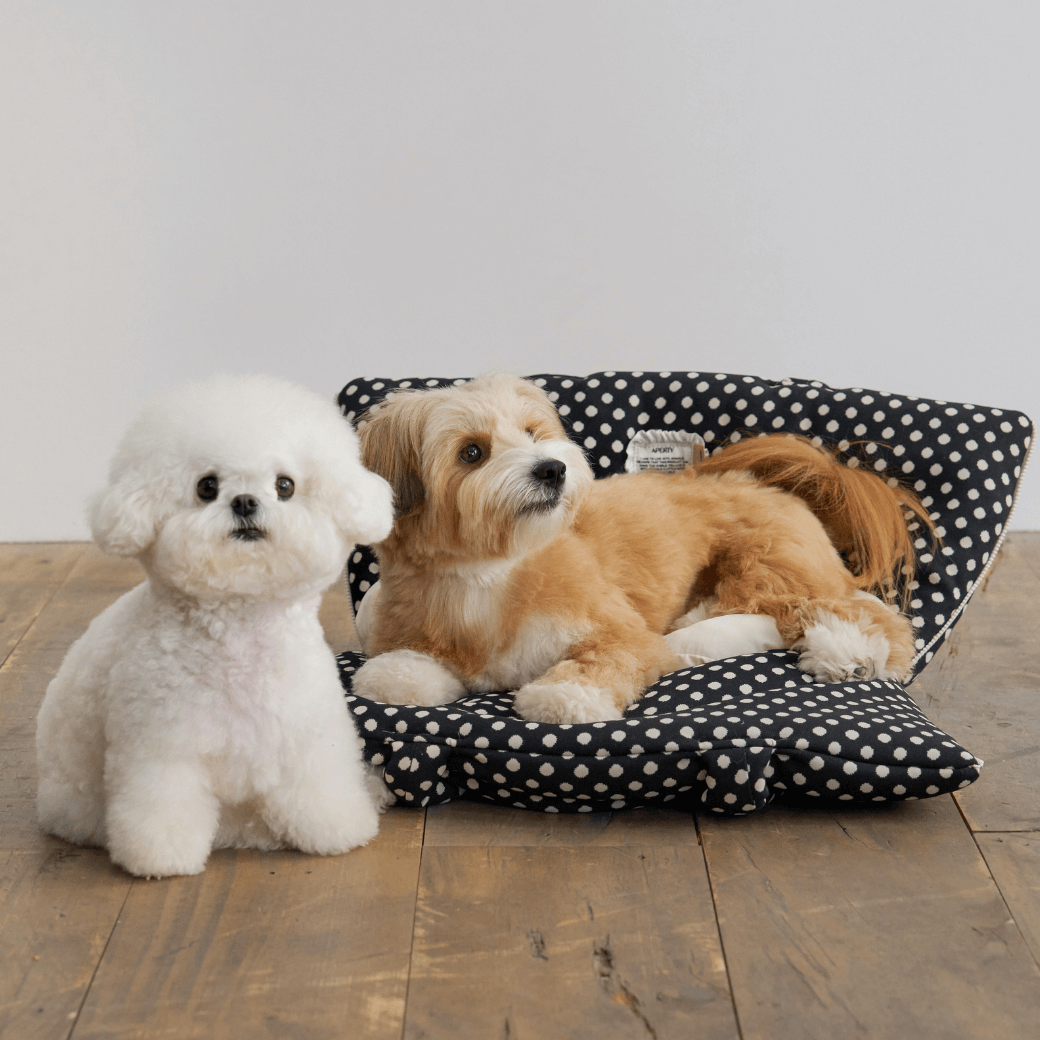 APERTY wide bag dot black