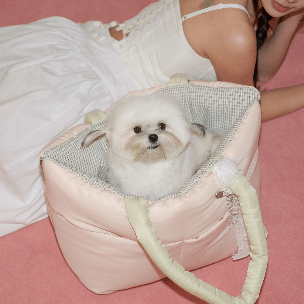 wide bag - green & pink（APERTY）4/10（金）21:00〜予約販売開始