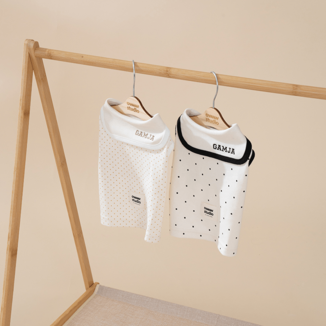 ORGANIC SAILOR DOT SLEEVLESS（ネーム刺繍可 / 2COLOR）