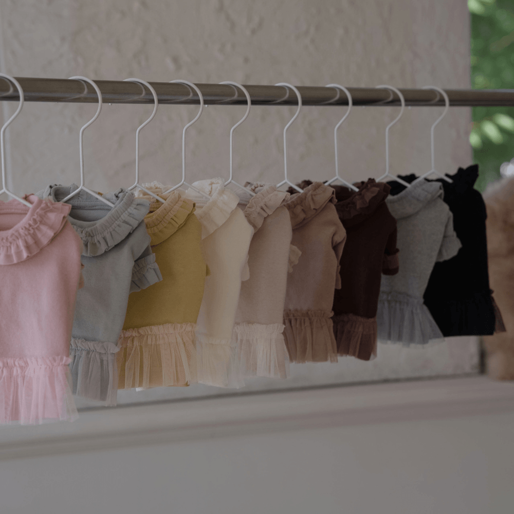 plie tu-tu t-shirt milk pink mint mustard beige cocoa espresso grey black opaaap ドッグウェア