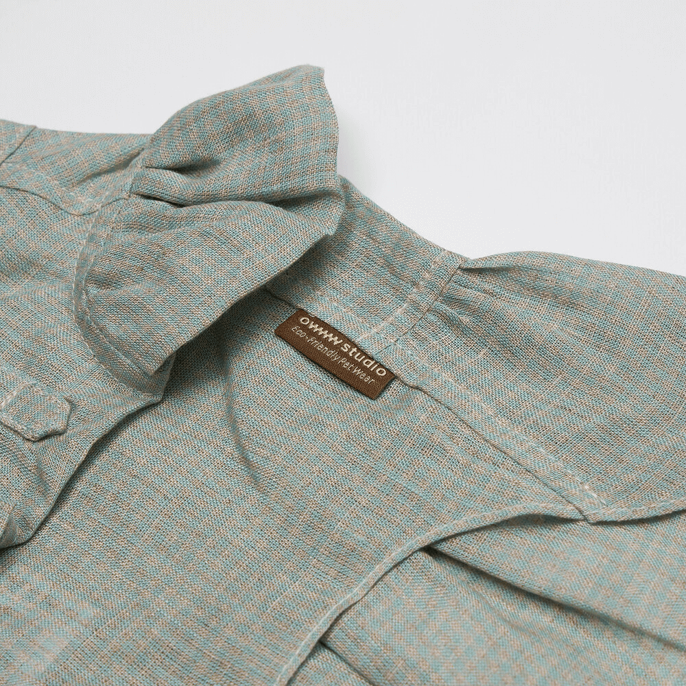 Pure Linen Dress (Mint)