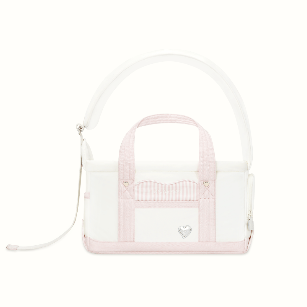 Seoru Heart Veru Bag Pink 犬用キャリーバッグ