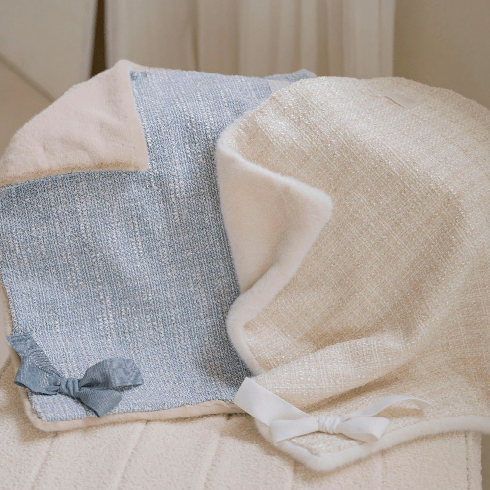 Coco Fur Tweed Blanket (2color)