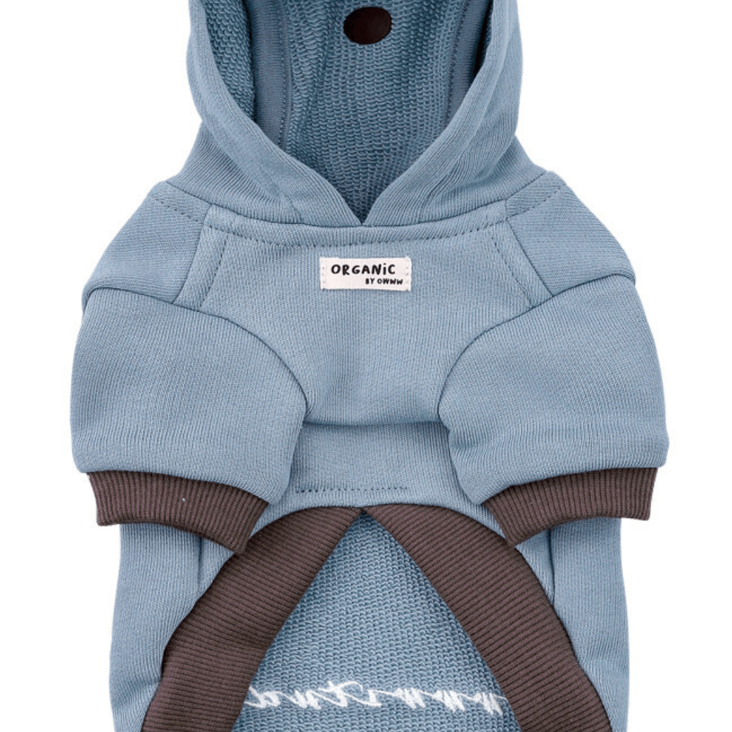 ORGANIC HOODIE (fog blue)
