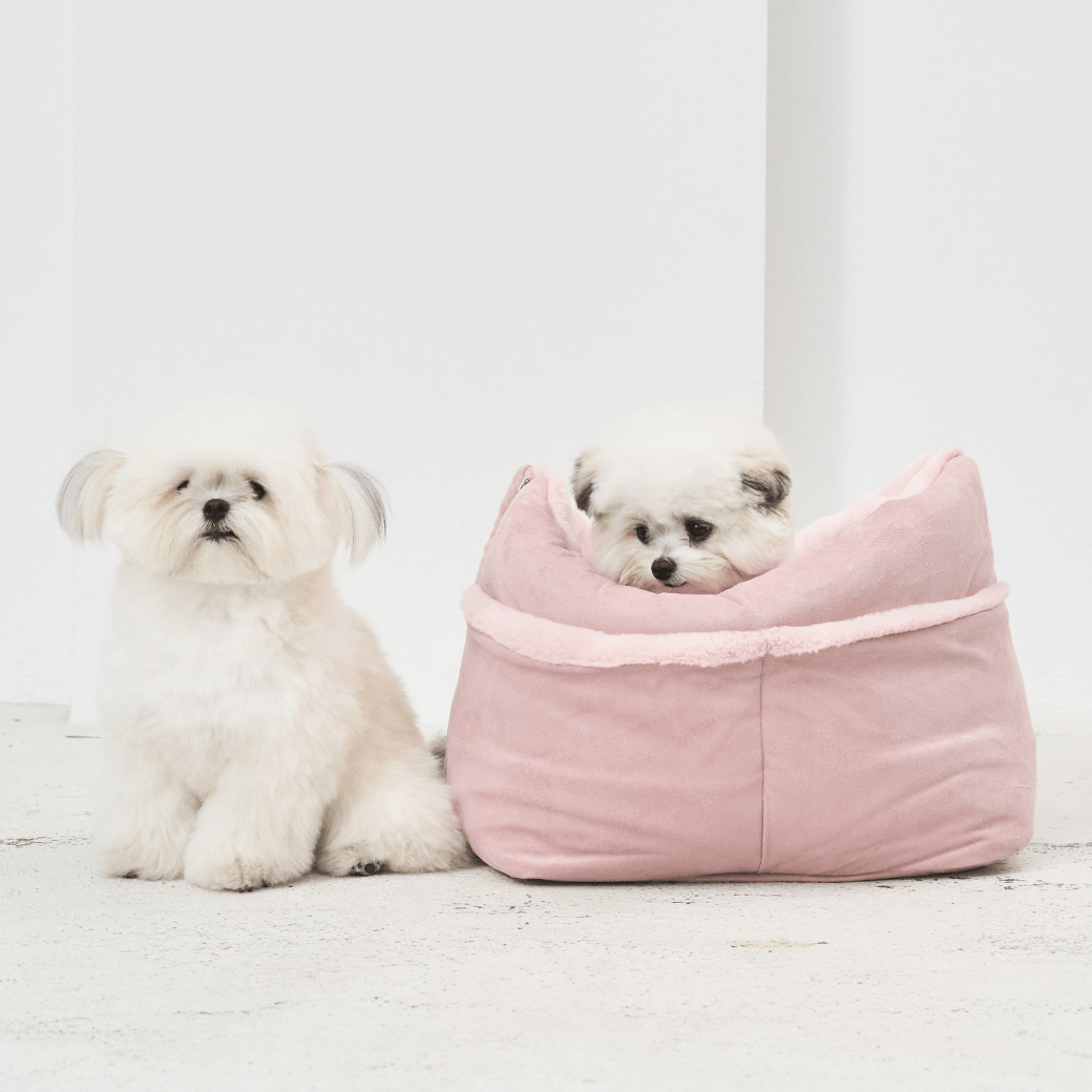 【10/22 20:00 販売開始】wide bag - japan limited suede pink（APERTY）