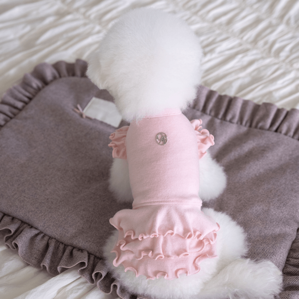 Flutter Dress（Powder Pink）