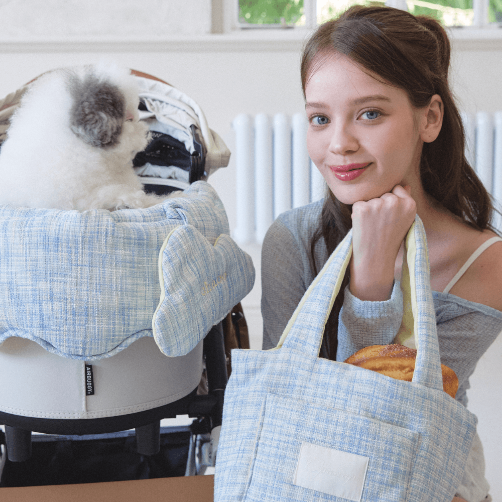 【5/12 21:00予約販売開始】Summer Tweed Walking Bag（Blue）