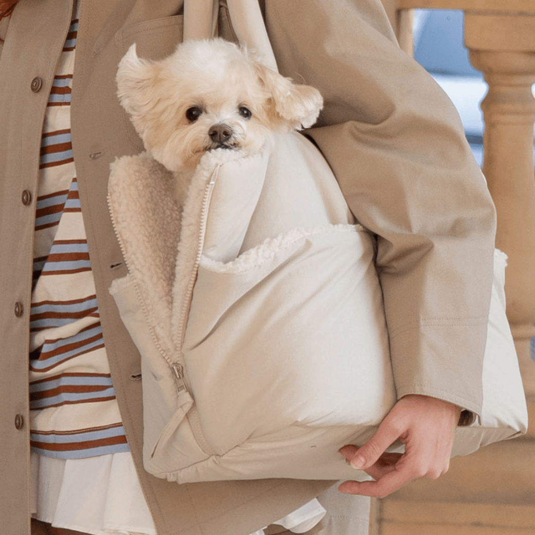 wide bag - teddy beige（APERTY 24AW）