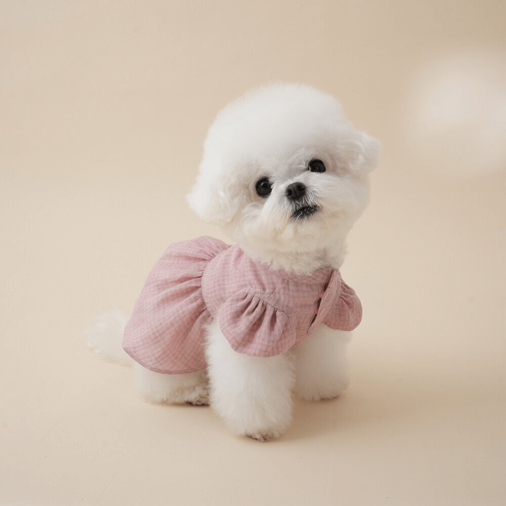 Pure Linen Dress (Pink)