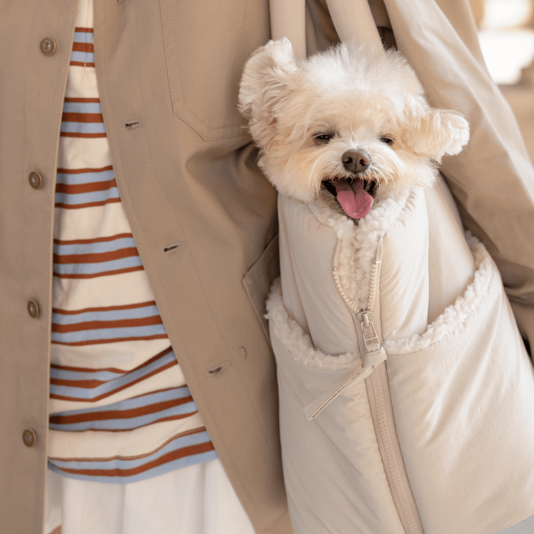 wide bag - teddy beige（APERTY 24AW）