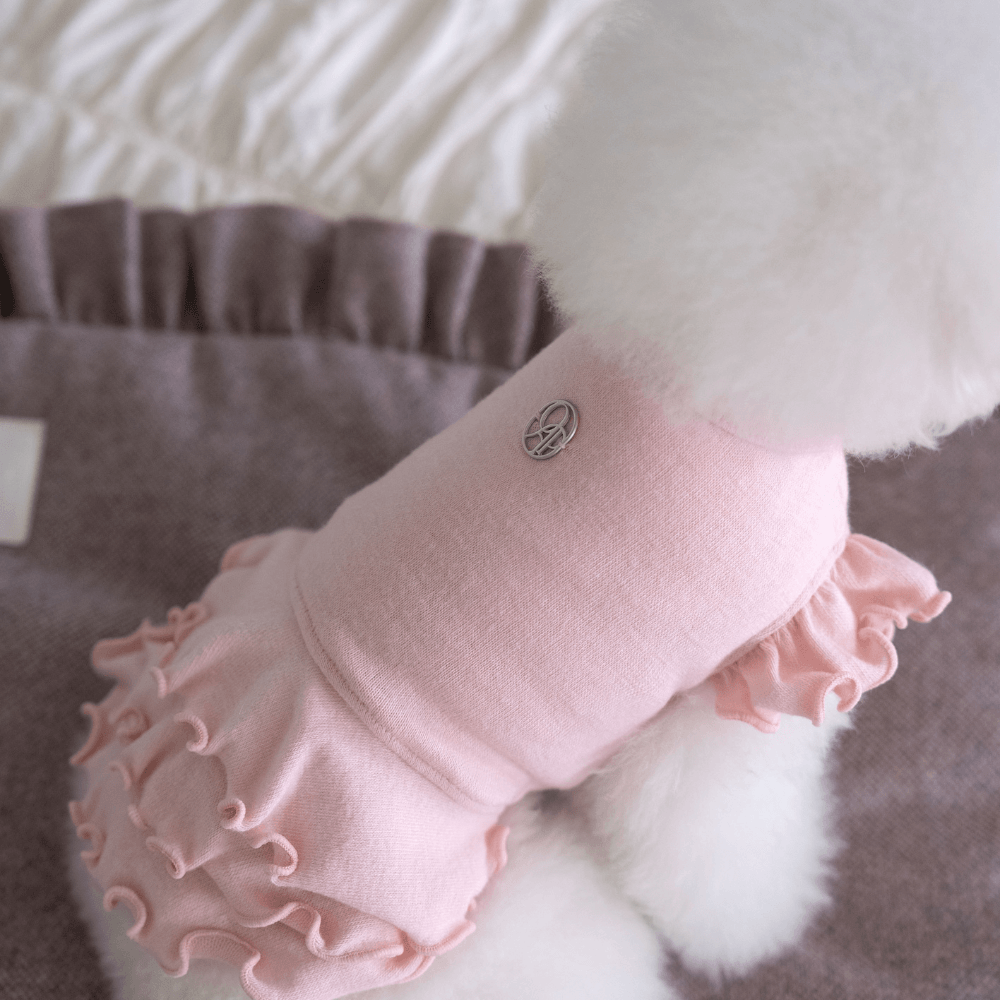 Flutter Dress（Powder Pink）