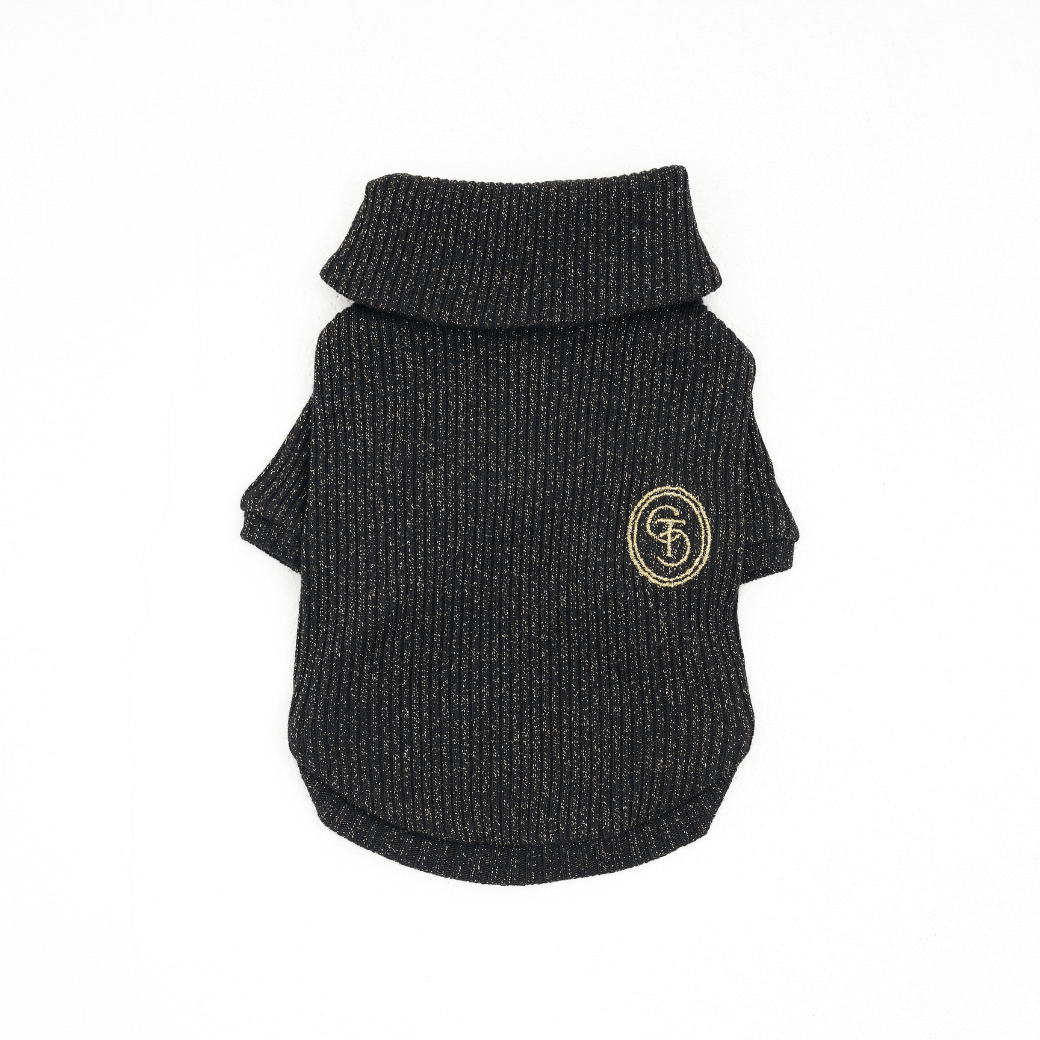 Twinkle Sailor Collar Knit (Jet Black)