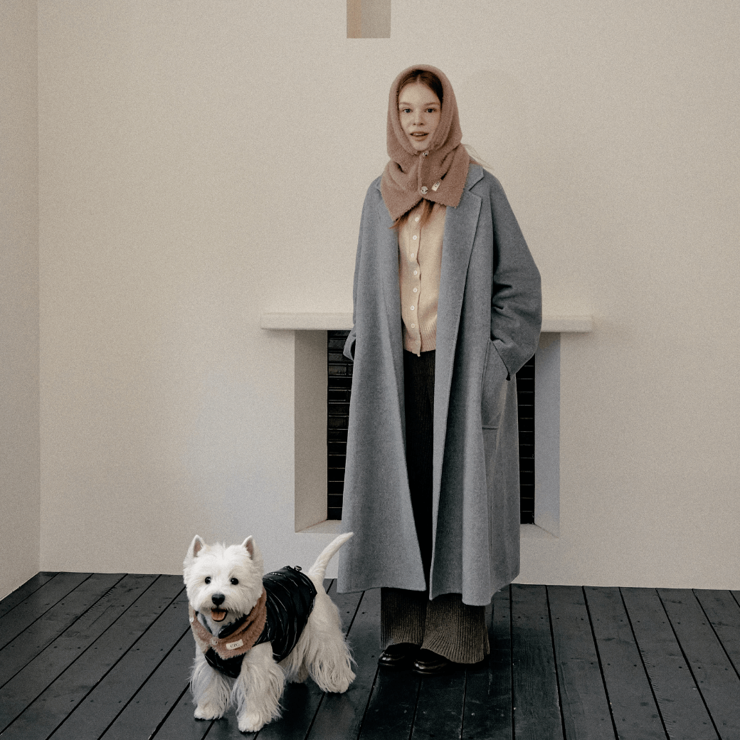 Winter Snuggle Balaclava  Malt Brown (for dog / for human)