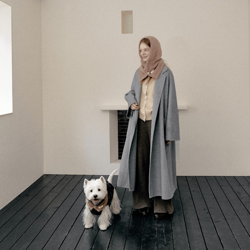 Winter Snuggle Balaclava  Malt Brown (for dog / for human)