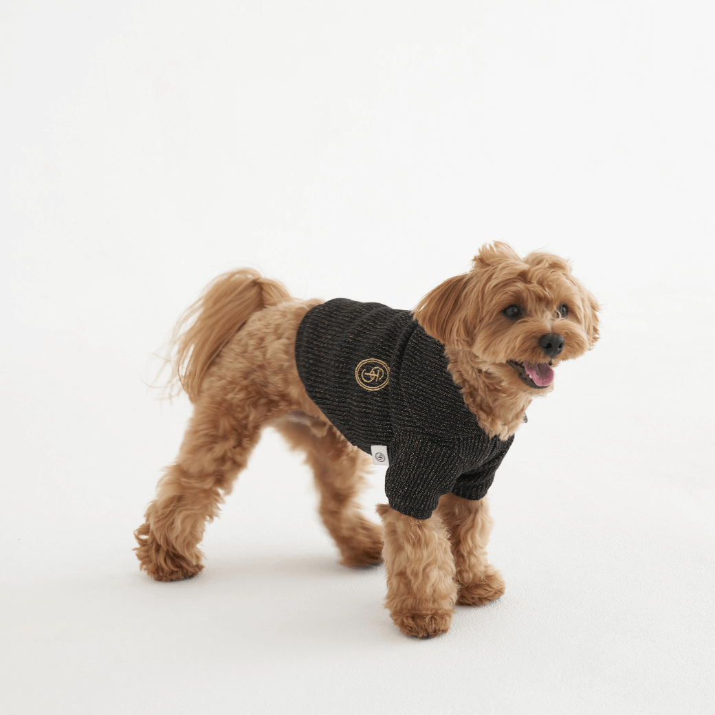 Twinkle Sailor Collar Knit (Jet Black)