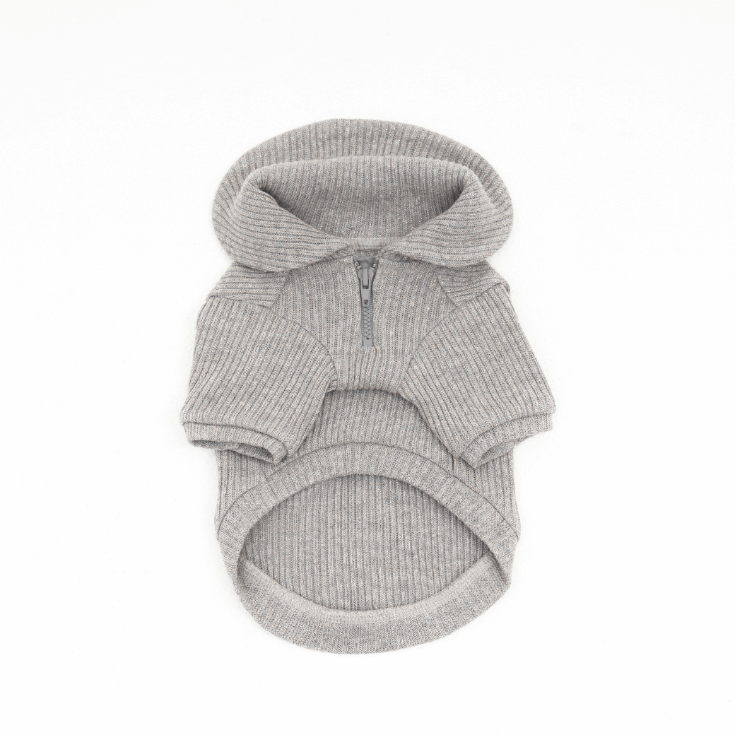 Twinkle Sailor Collar Knit (Quiet Gray)