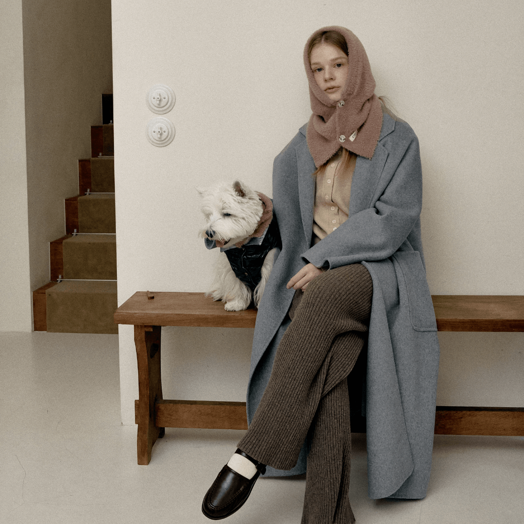 Winter Snuggle Balaclava  Malt Brown (for dog / for human)