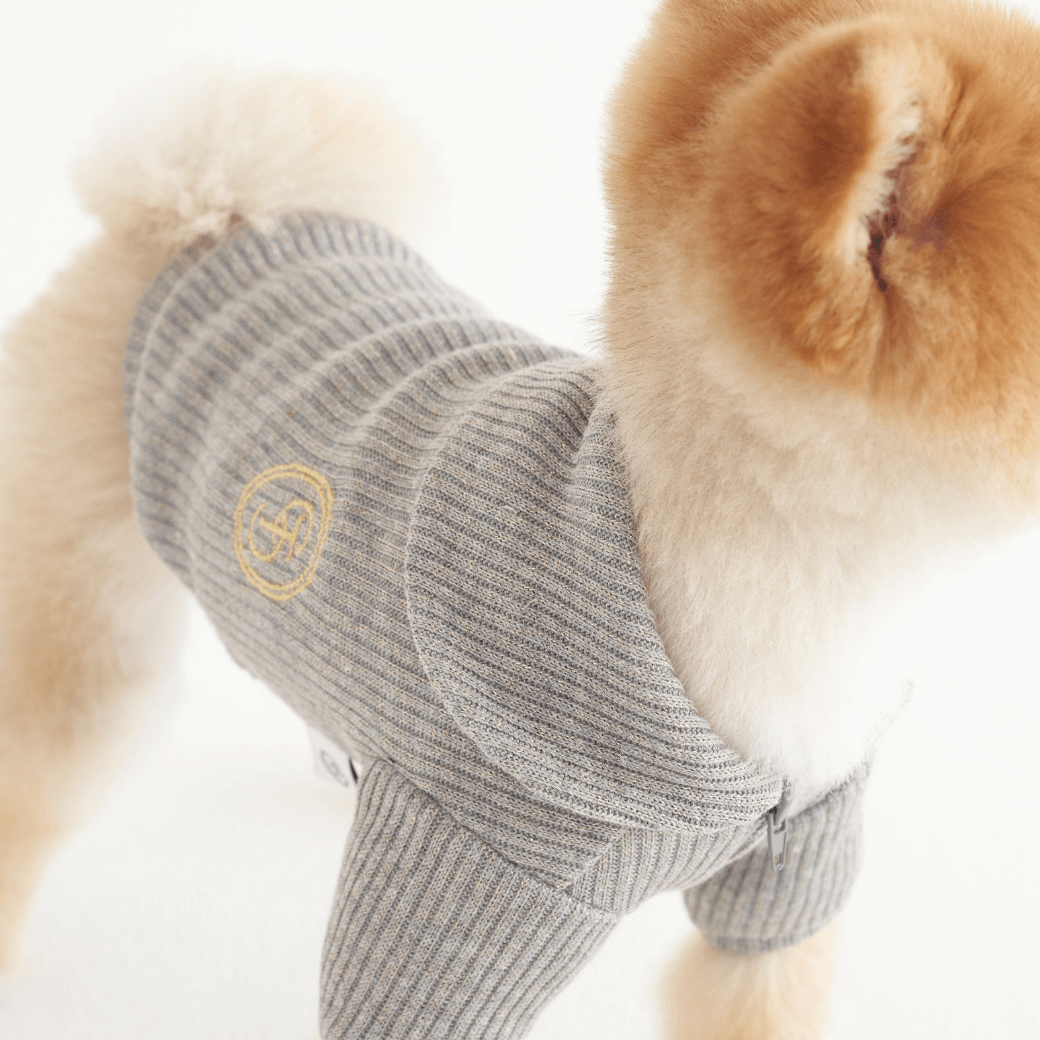 Twinkle Sailor Collar Knit (Quiet Gray)