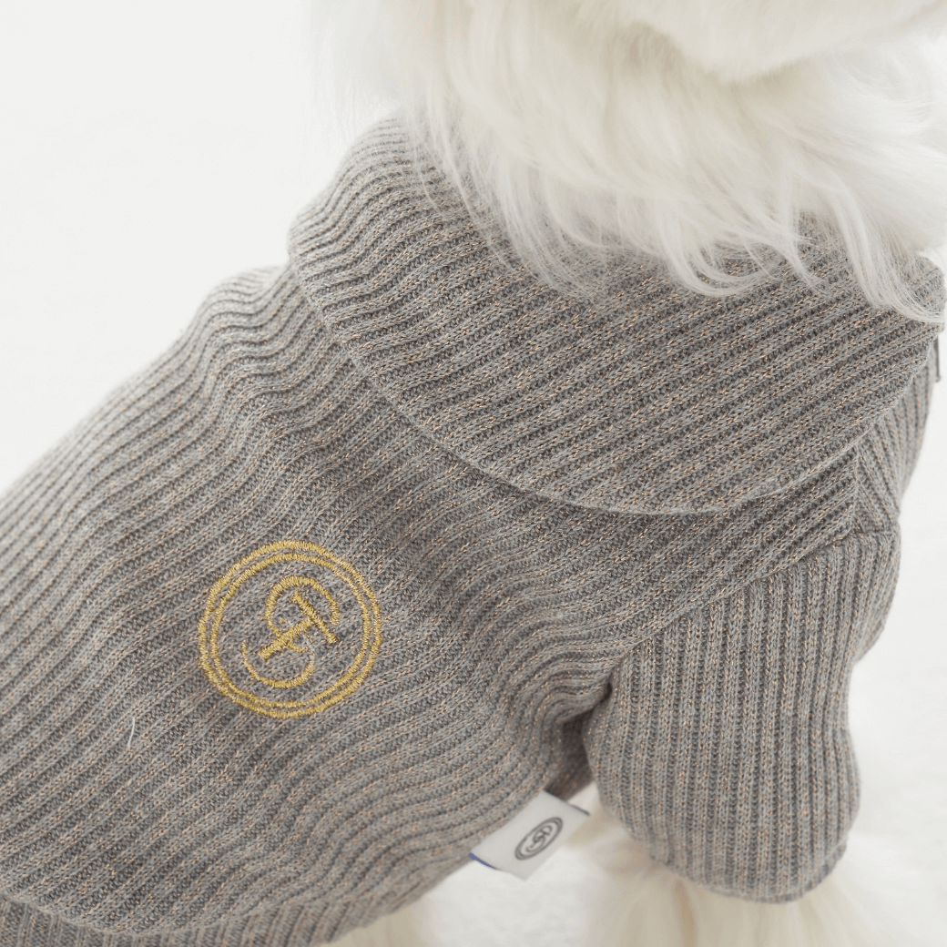 Twinkle Sailor Collar Knit (Quiet Gray)