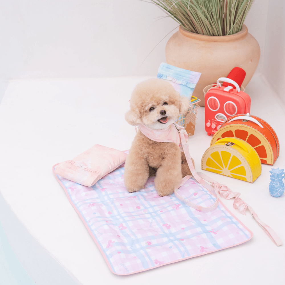 True COOL Ice Mat (Strawberry Bow）