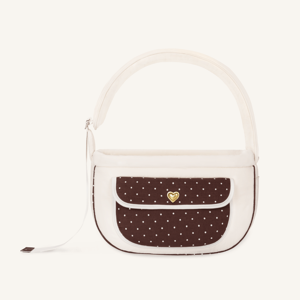 Dot Valentine Bag（Brown）