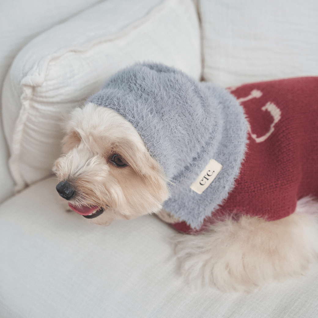 Winter Snuggle Balaclava Gray (for dog / for human)