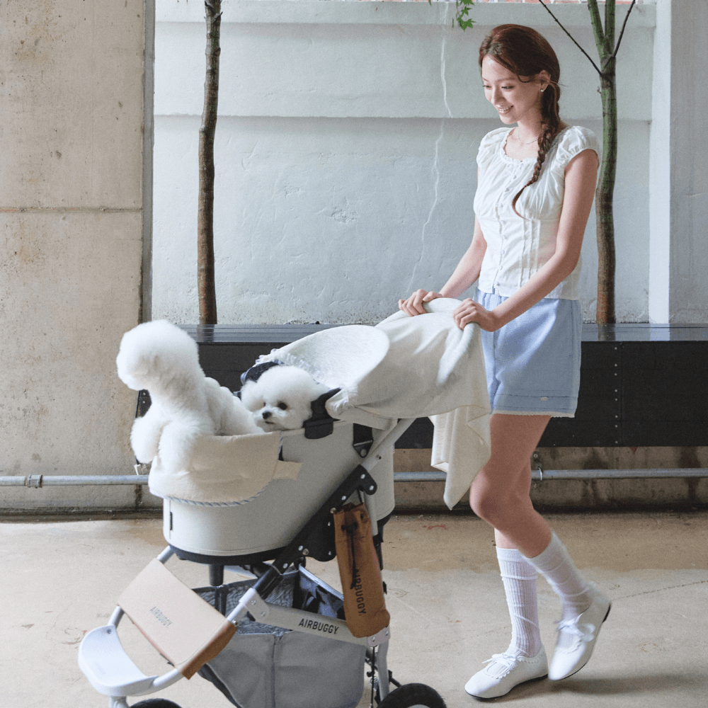 【予約】Solar Safe Buggy Puff (Ivory)