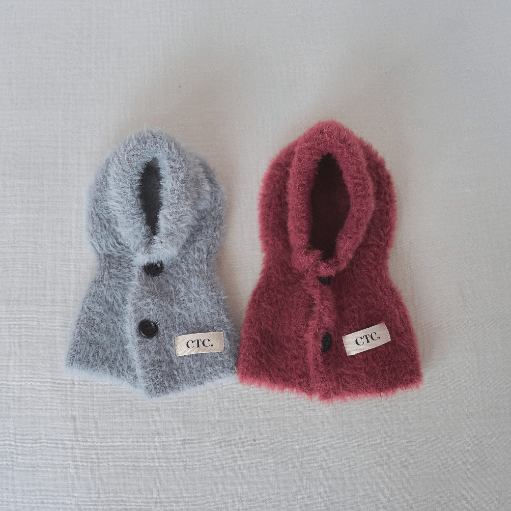 Winter Snuggle Balaclava Gray (for dog / for human)