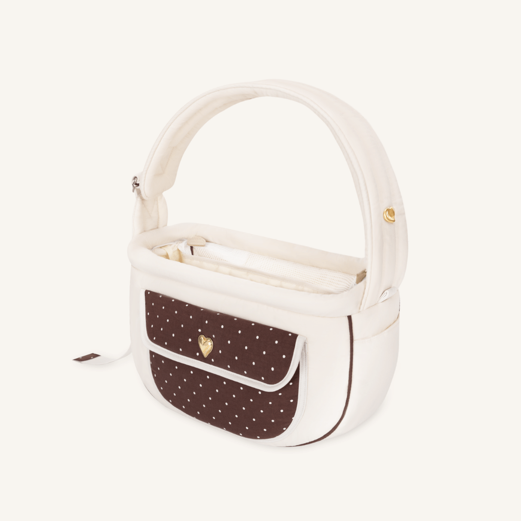 Dot Valentine Bag（Brown）