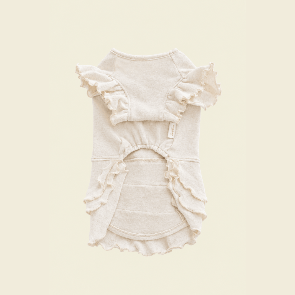 Flutter Dress（Vanilla Ivory）
