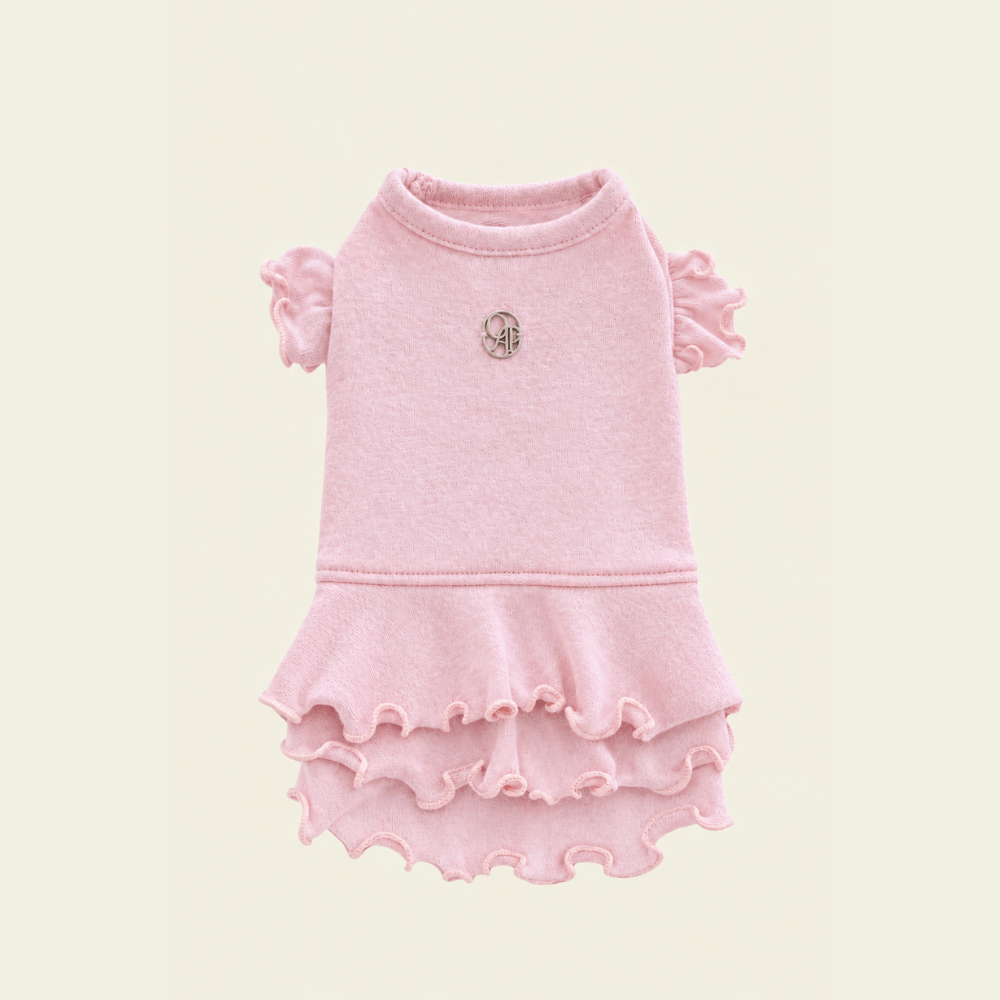 Flutter Dress（Powder Pink）