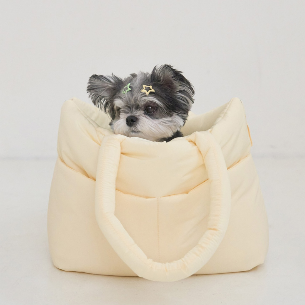 APERTY wide bag – yellow|韓国発の犬用キャリーバッグ|MINIME APERTY wide bag – yellow|韓国発の犬用キャリーバッグ|MINIME