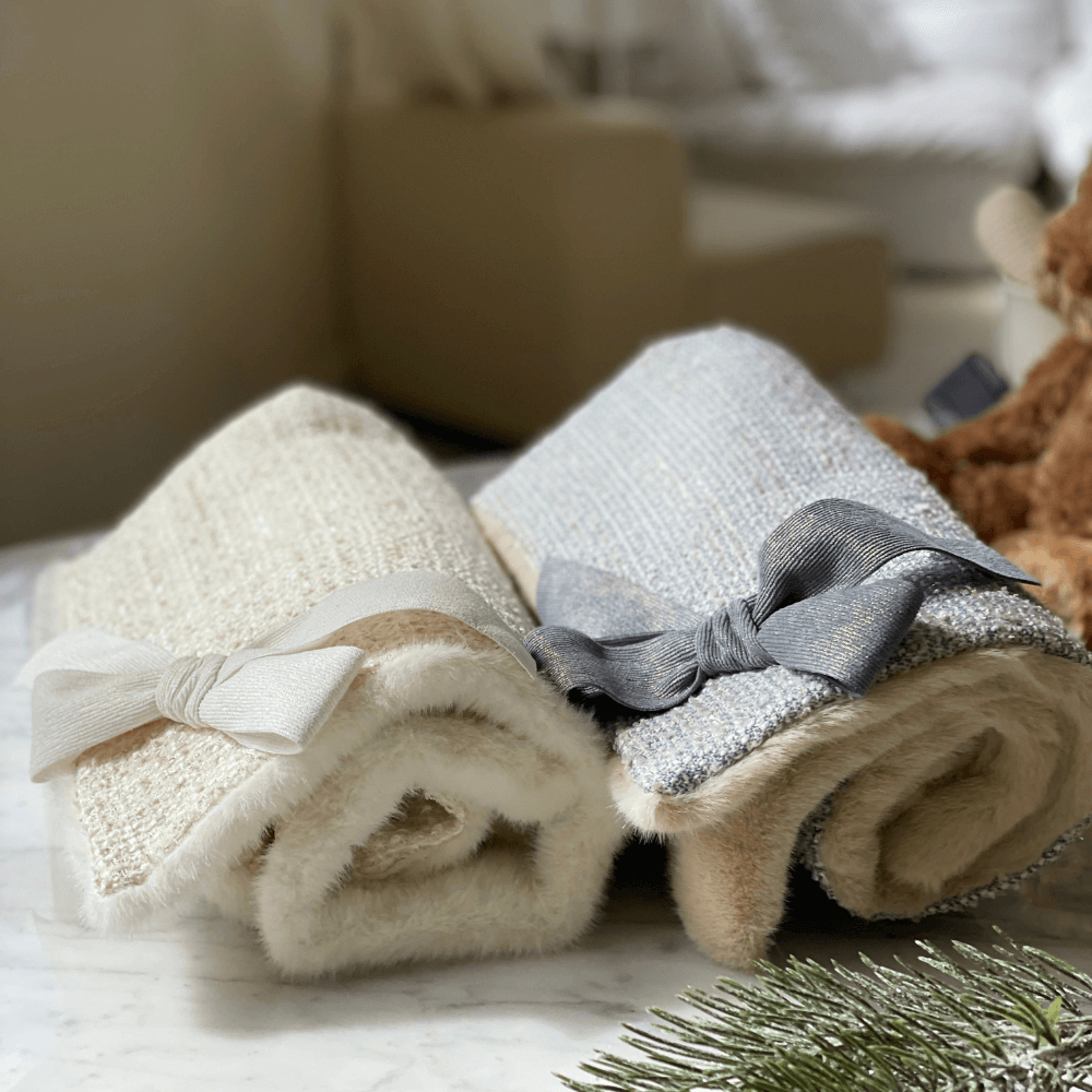 Coco Fur Tweed Blanket (2color)