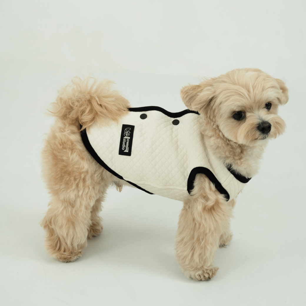【予約】ORGANIC QUILTED VEST – OWWW x VERVVE edition（ネーム刺繍可）