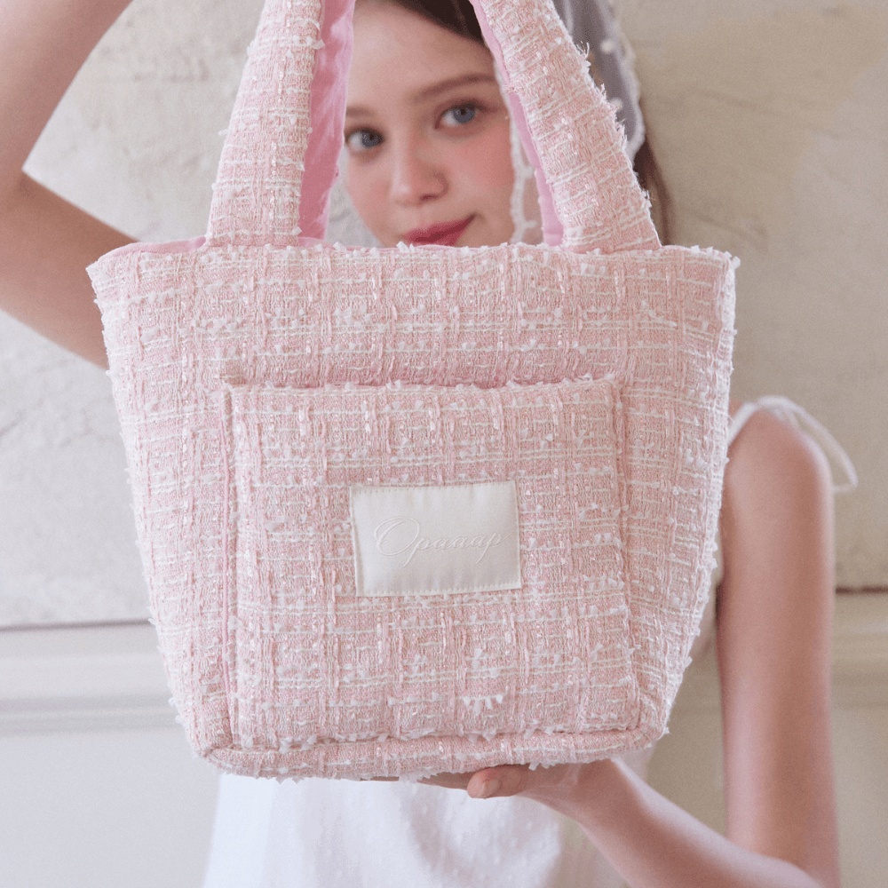 5/12 21:00予約販売開始】Summer Tweed Walking Bag（Pink）