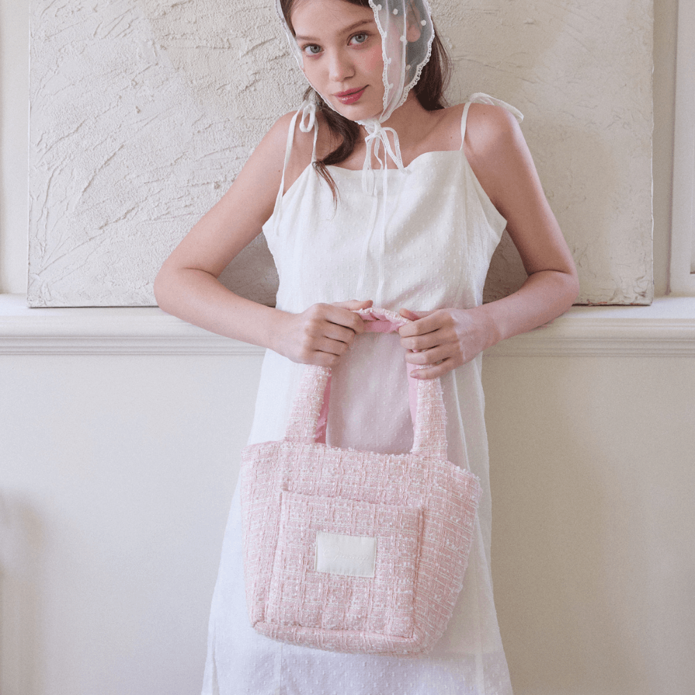 5/12 21:00予約販売開始】Summer Tweed Walking Bag（Pink）