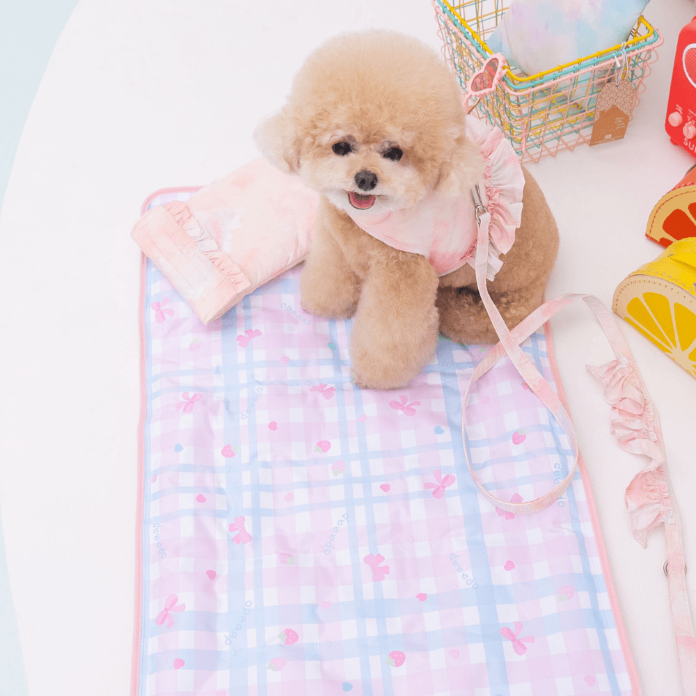 True COOL Ice Mat (Strawberry Bow）