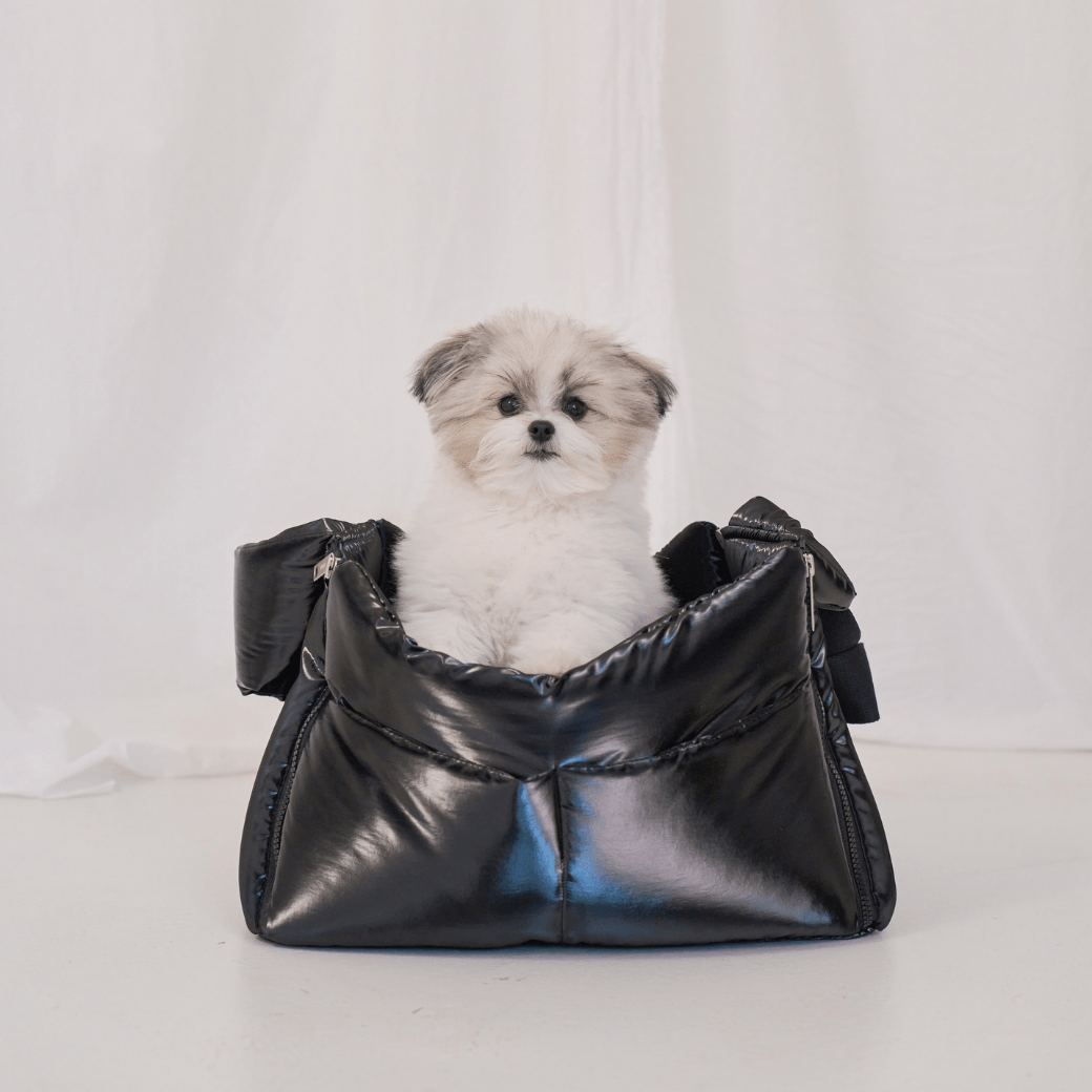 【予約】open bag - glossy black（APERTY）