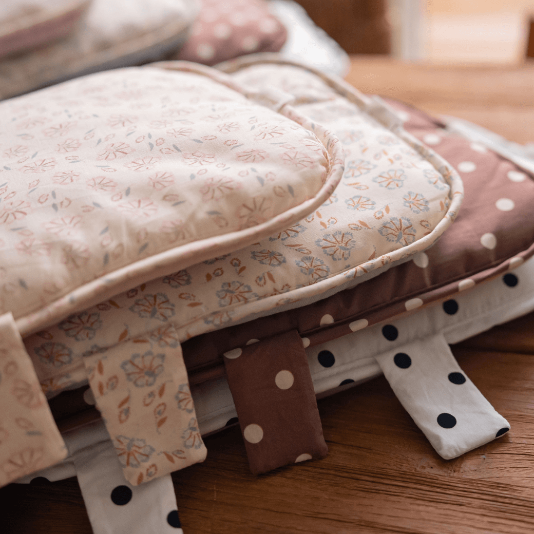 【予約】Fluffy Buggy Puff (Mocha Dot)