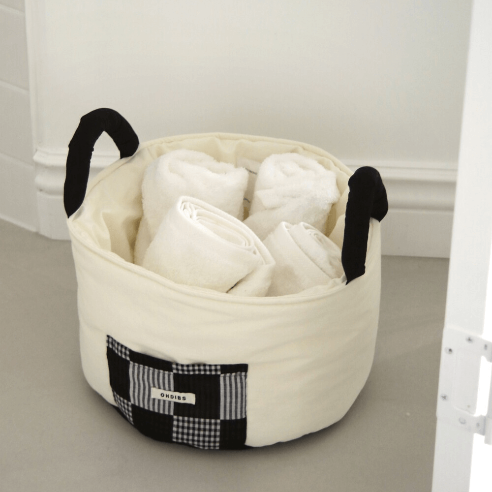 Cotton Soft Basket（Black）