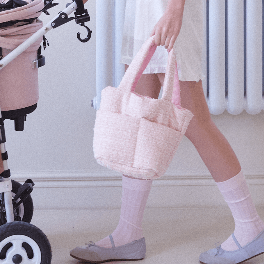 Summer Tweed Walking Bag（Pink）