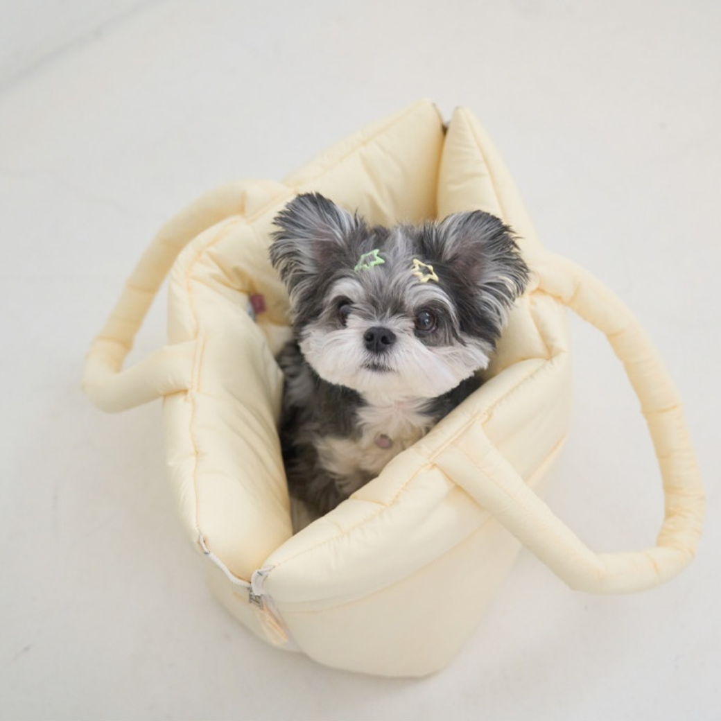 APERTY wide bag – yellow｜韓国発の犬用キャリーバッグ｜MINIME