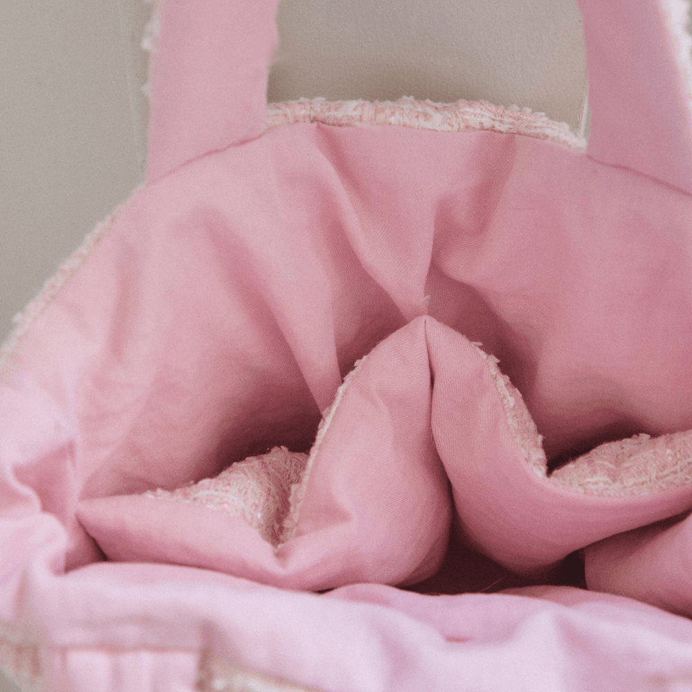 Summer Tweed Walking Bag（Pink）