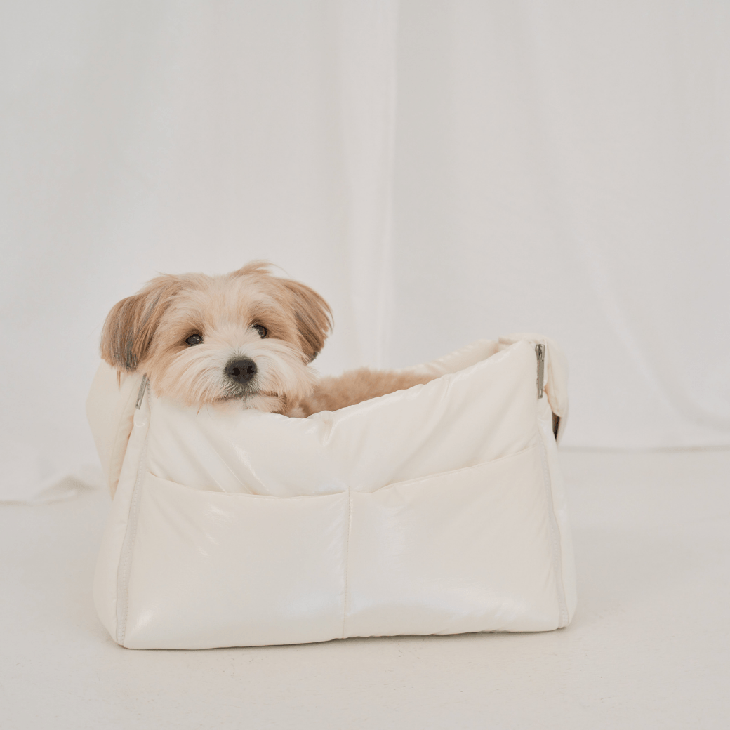 【予約】open bag - glossy ivory（APERTY）